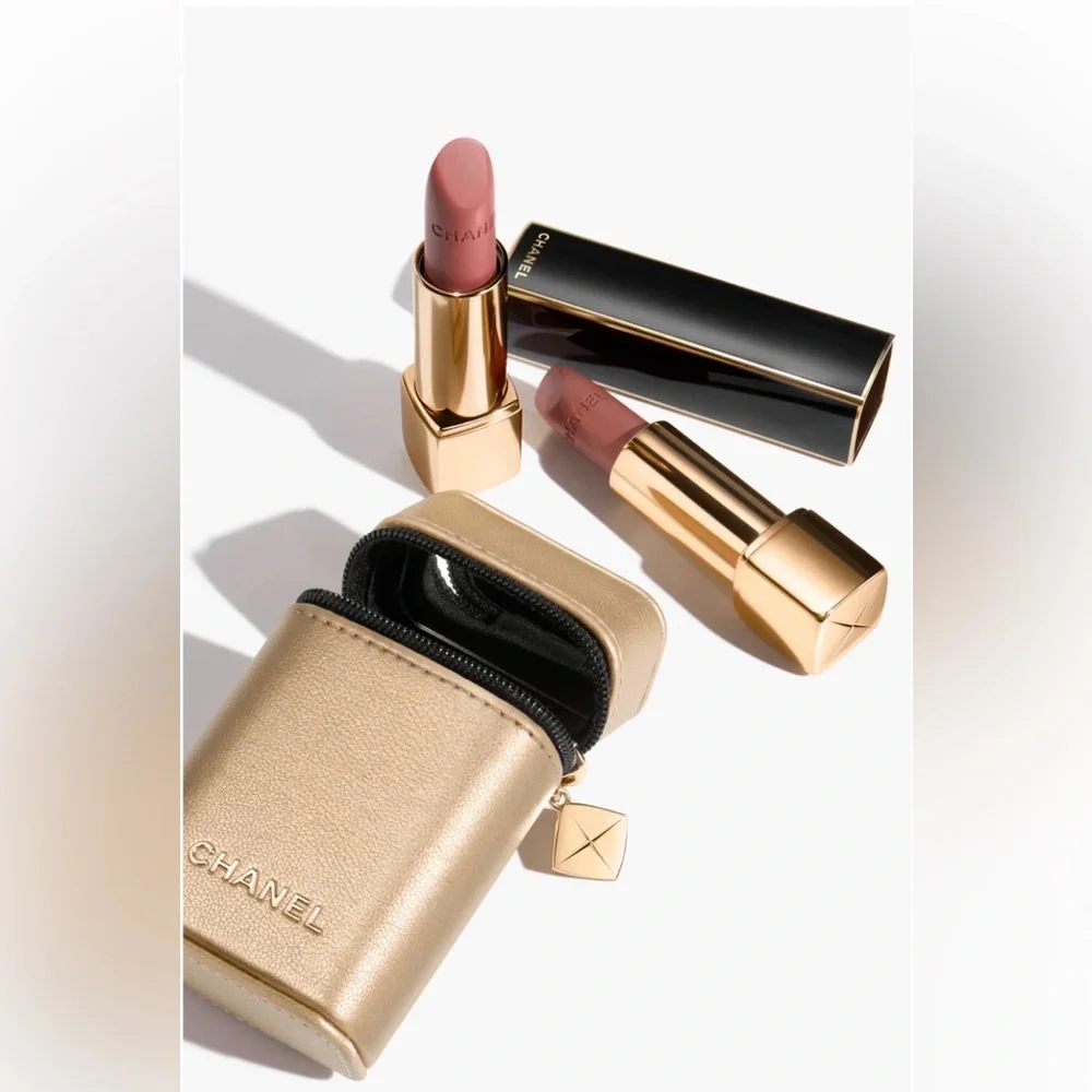 CHANEL Gold Rouge Allure Velvet Lipstick Set